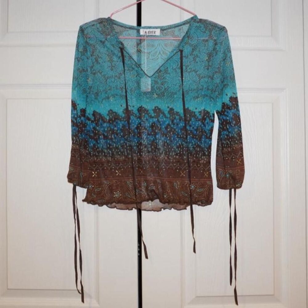 A-byer Women's multi Blouse
